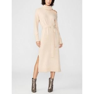 Paige Raundi Turtle Neck Wool Blend Sweaterdress size med